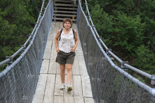 La passerelle suspendue